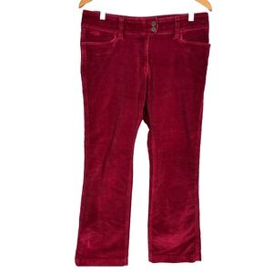 Mountain Khakis Corduroy Pants Womens Size 10 Red Cotton‎ Blend Stretch Thick